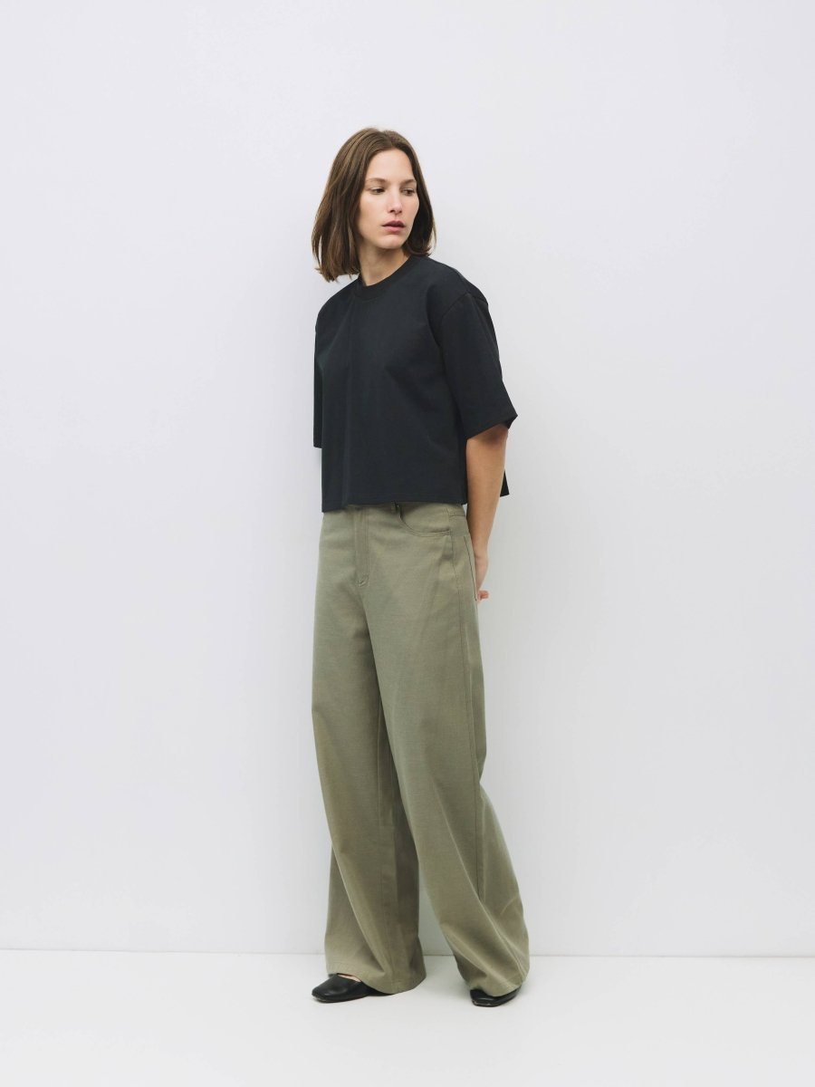 T-Shirt Daphné Noir Mod Ref - Ex - voto