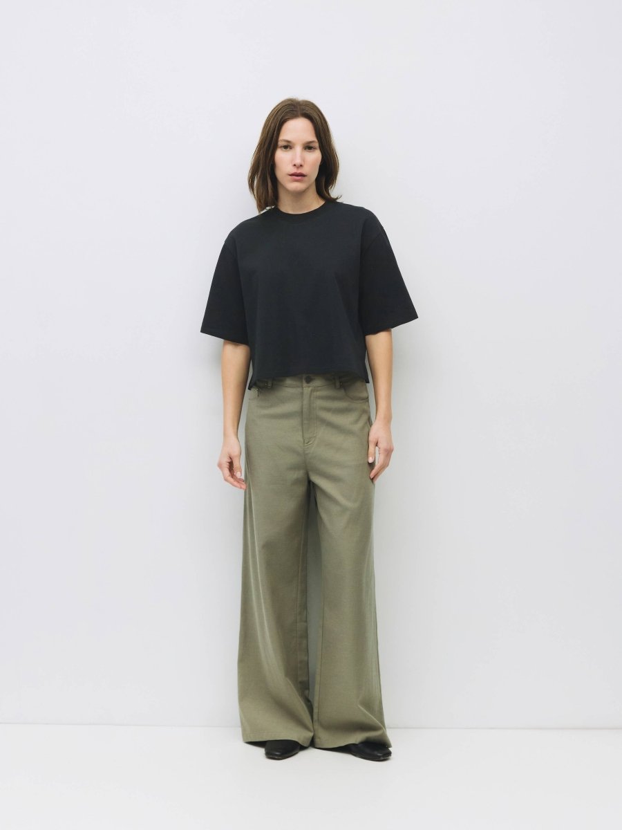 T-Shirt Daphné Noir Mod Ref - Ex - voto