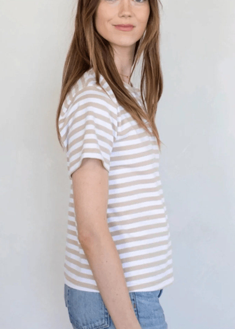 T-Shirt Hayley Things Between Khaki SOLDE - Vente finale - Ex - voto