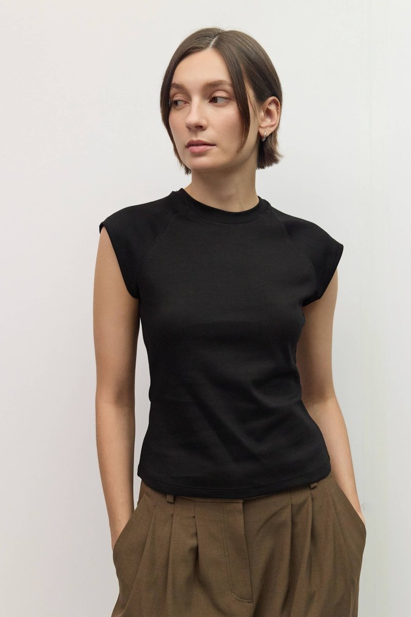 T-Shirt Jules Noir Mod Ref - Ex-voto