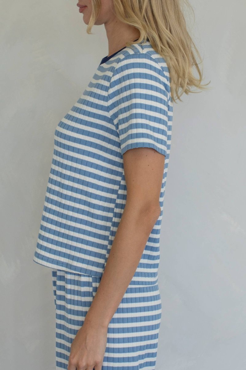 T-Shirt Louise Things Between Bleu Clair - Ex - voto
