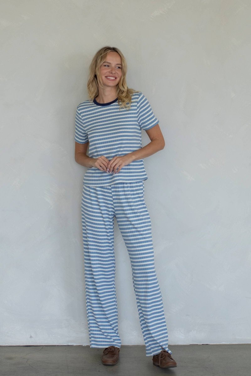 T-Shirt Louise Things Between Bleu Clair - Ex - voto