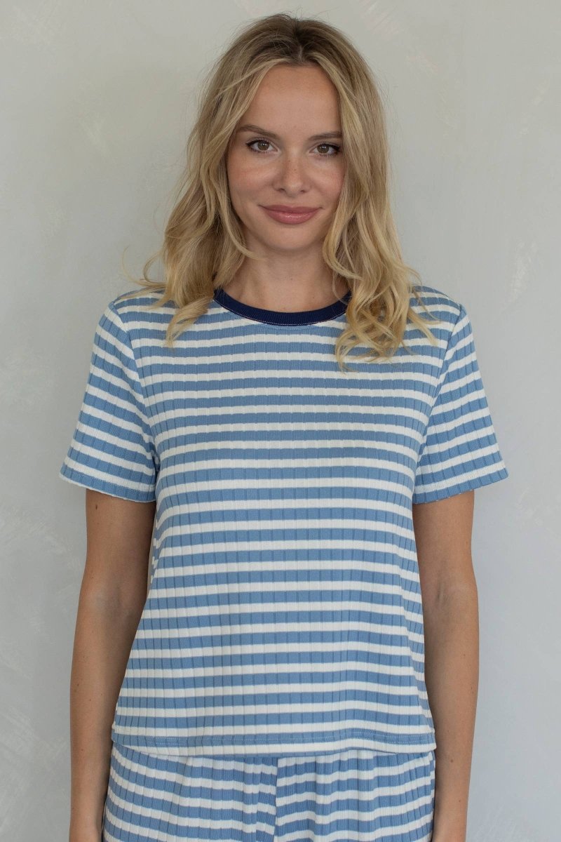 T-Shirt Louise Things Between Bleu Clair - Ex - voto