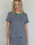 T-Shirt Louise Things Between Bleu Marin - Ex - voto