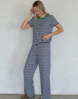 T-Shirt Louise Things Between Bleu Marin - Ex - voto