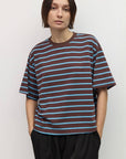 T-Shirt Luna Brun et Bleu All Row - Ex-voto