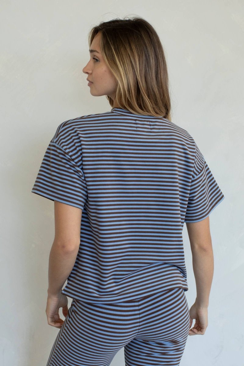 T-Shirt Maggie Bleu Things Between - Ex-voto