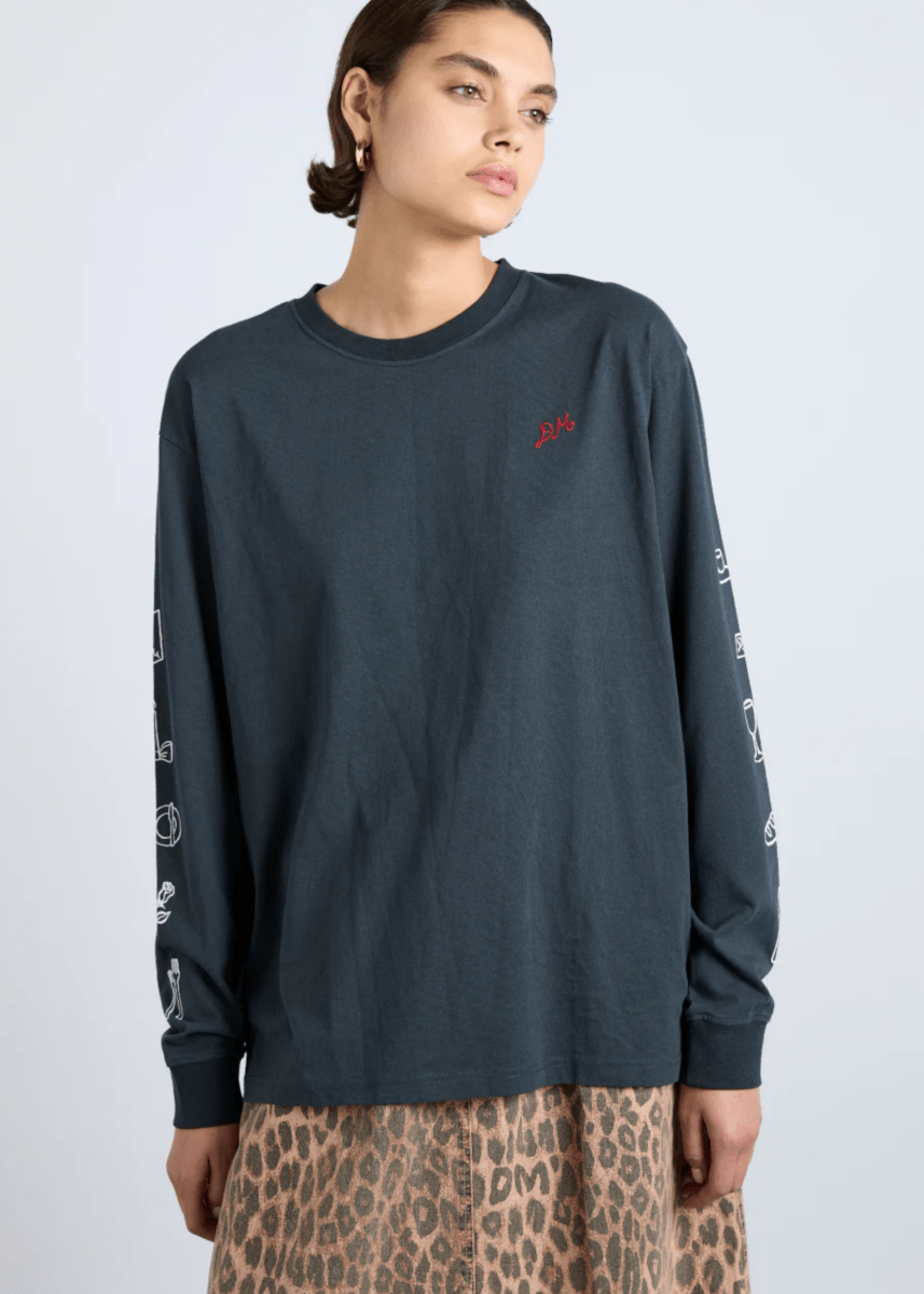 T-Shirt Manches Longues Dinner Party Damson Madder - Ex - voto