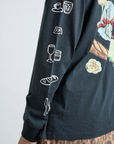 T-Shirt Manches Longues Dinner Party Damson Madder - Ex - voto