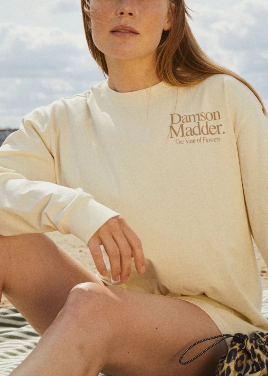 T-shirt Manches Longues Flower Vase Damson Madder SOLDE - Vente Finale - Ex - voto