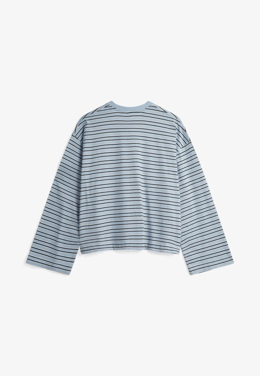 T-Shirt Manches Longues Mirabelle Minimum Cachemire Bleu - Ex - voto