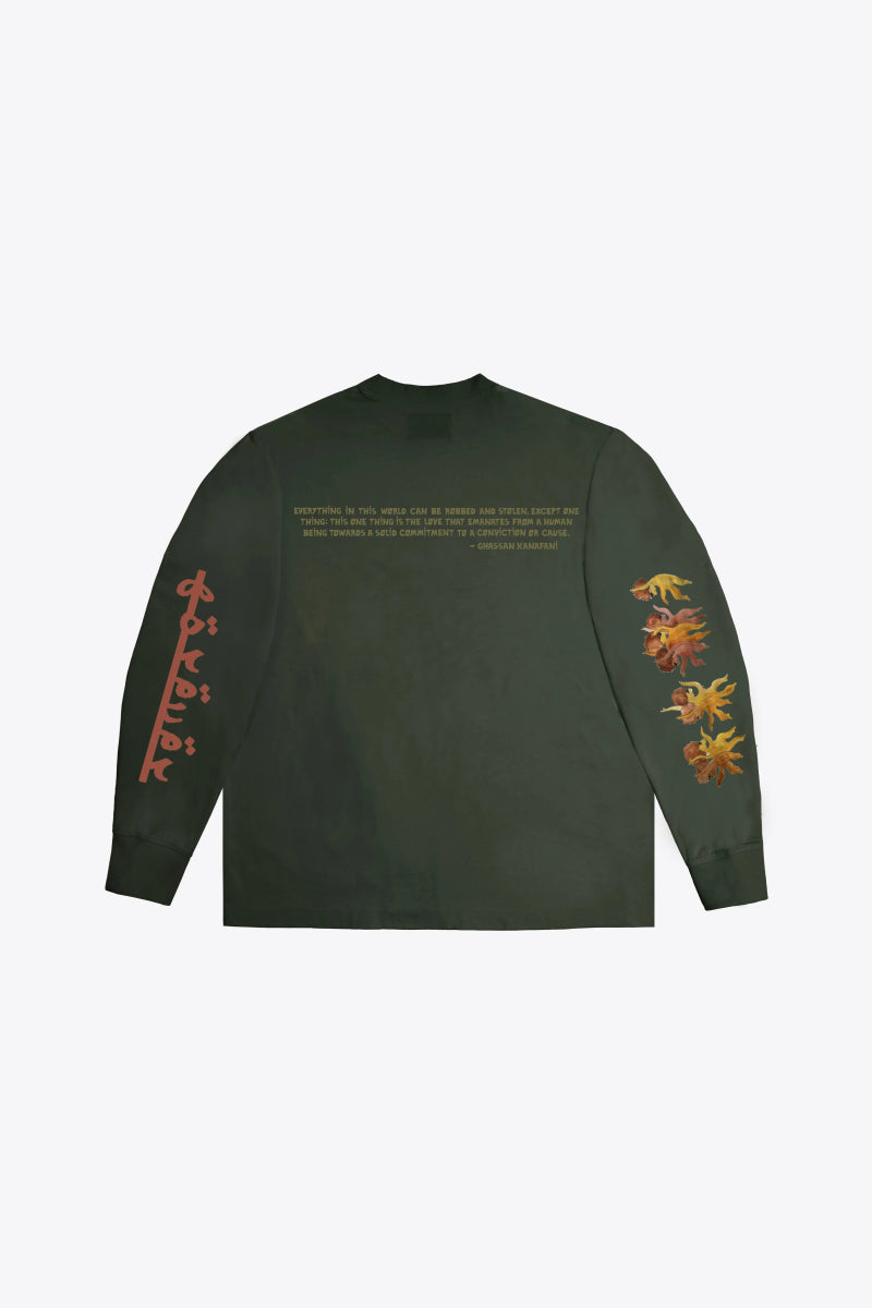 T-Shirt Manches Longues Palestine Forever CHNGE - Ex - voto