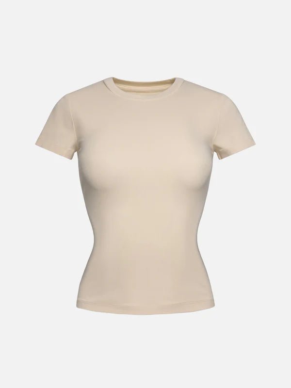 T-Shirt Micro Rib Birch Kuwalla - Ex - voto