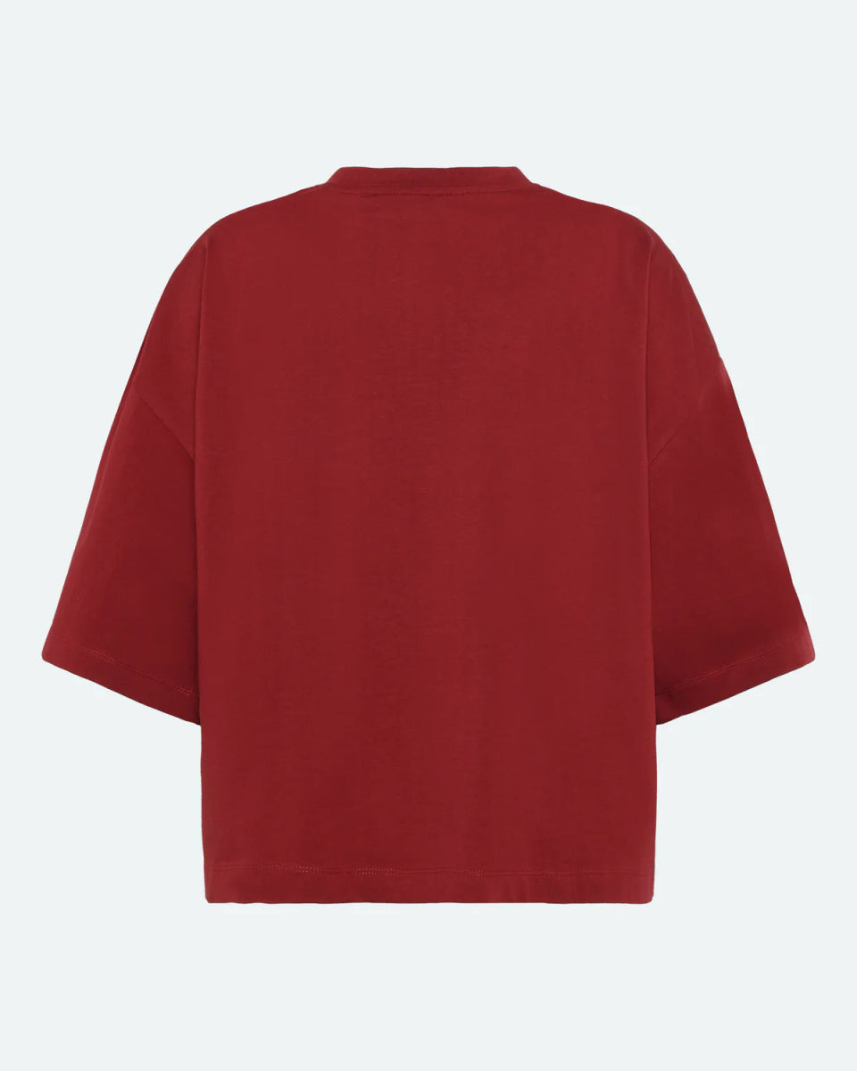 T-Shirt Mira Minimum Merlot - Ex - voto