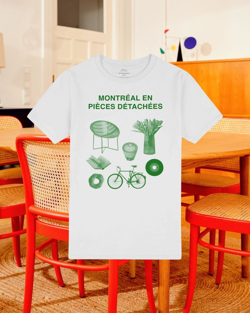 T-Shirt Montréal en Pièces Détachées Les Beaux Jours - Ex - voto