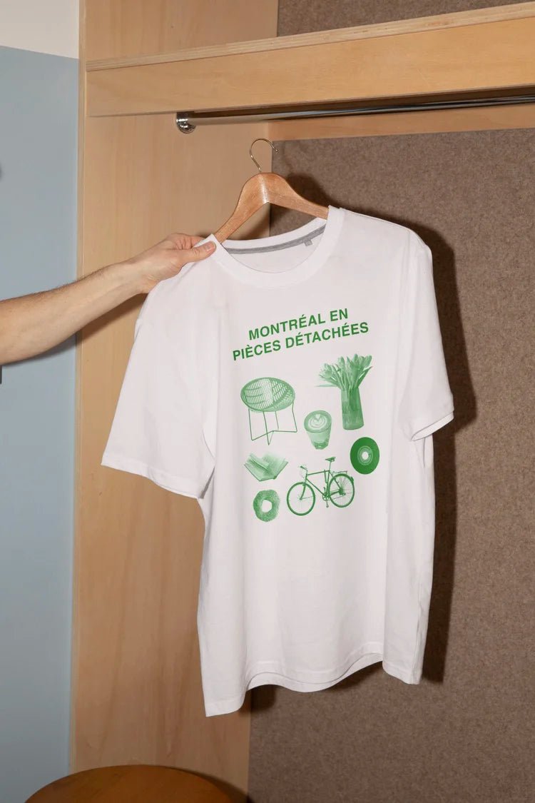 T-Shirt Montréal en Pièces Détachées Les Beaux Jours - Ex - voto