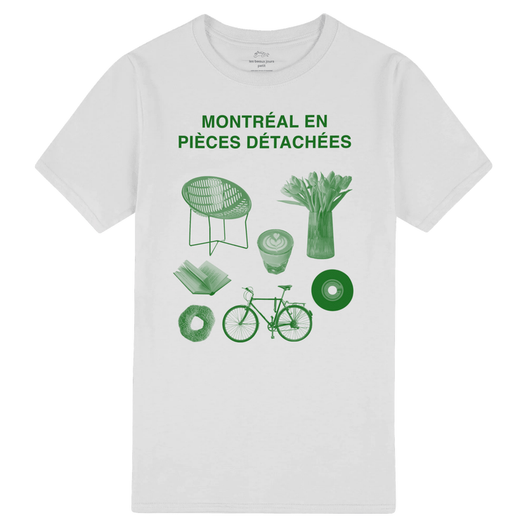 T-Shirt Montréal en Pièces Détachées Les Beaux Jours - Ex - voto