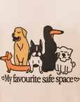 T-Shirt My Favourite Safe Space Chiens Catharsis - Ex - voto