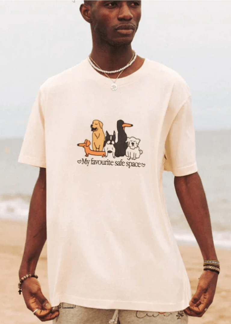 T-Shirt My Favourite Safe Space Chiens Catharsis - Ex - voto