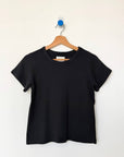 T-Shirt Pointelle Babe Le Bon Shoppe Noir - Ex - voto
