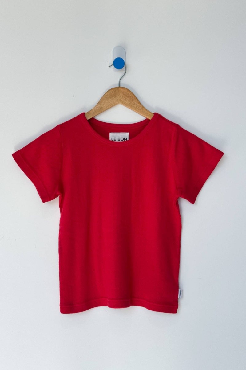 T-Shirt Pointelle Babe Le Bon Shoppe Rouge - Ex - voto