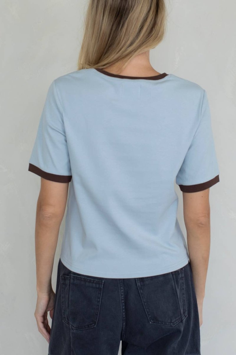 T-Shirt Rina Bleu Things Between - Ex - voto