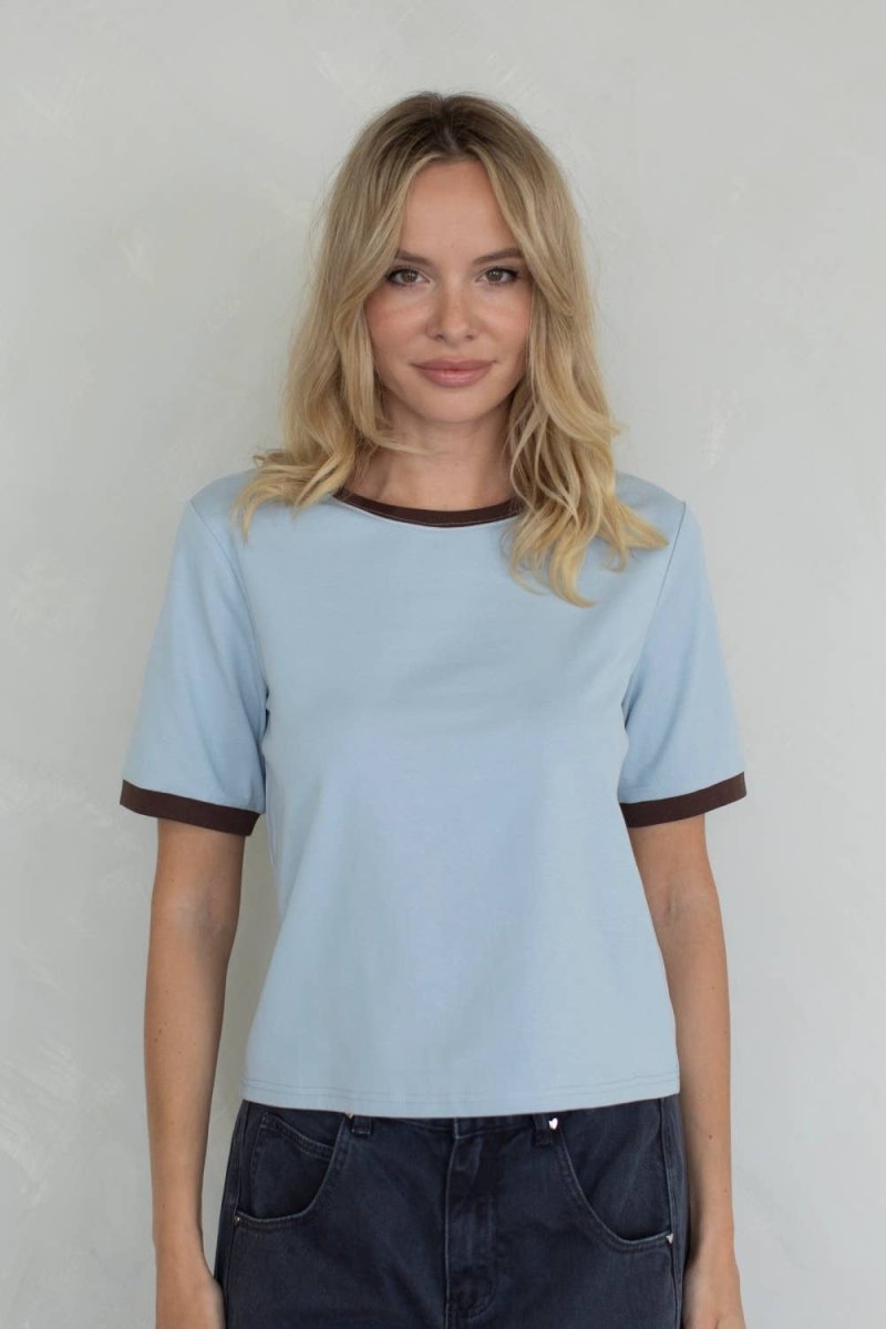 T-Shirt Rina Bleu Things Between - Ex - voto