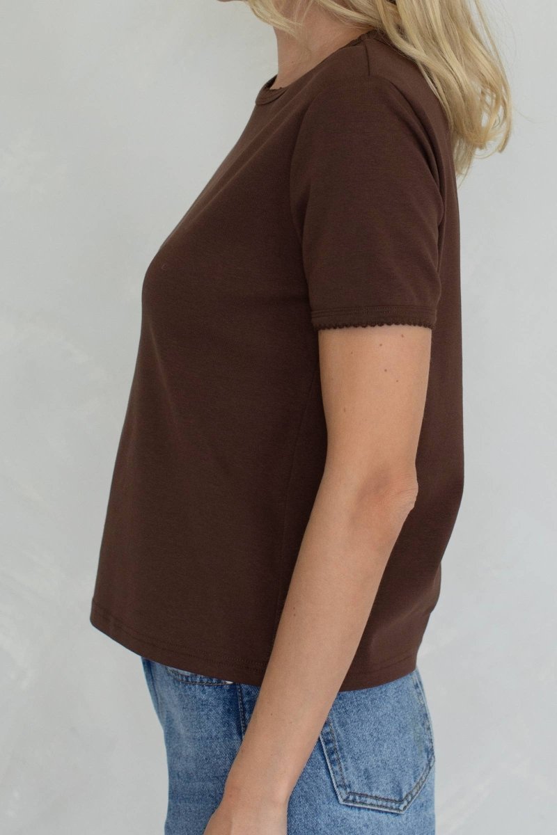 T-Shirt Stella Chocolat Things Between - Ex - voto