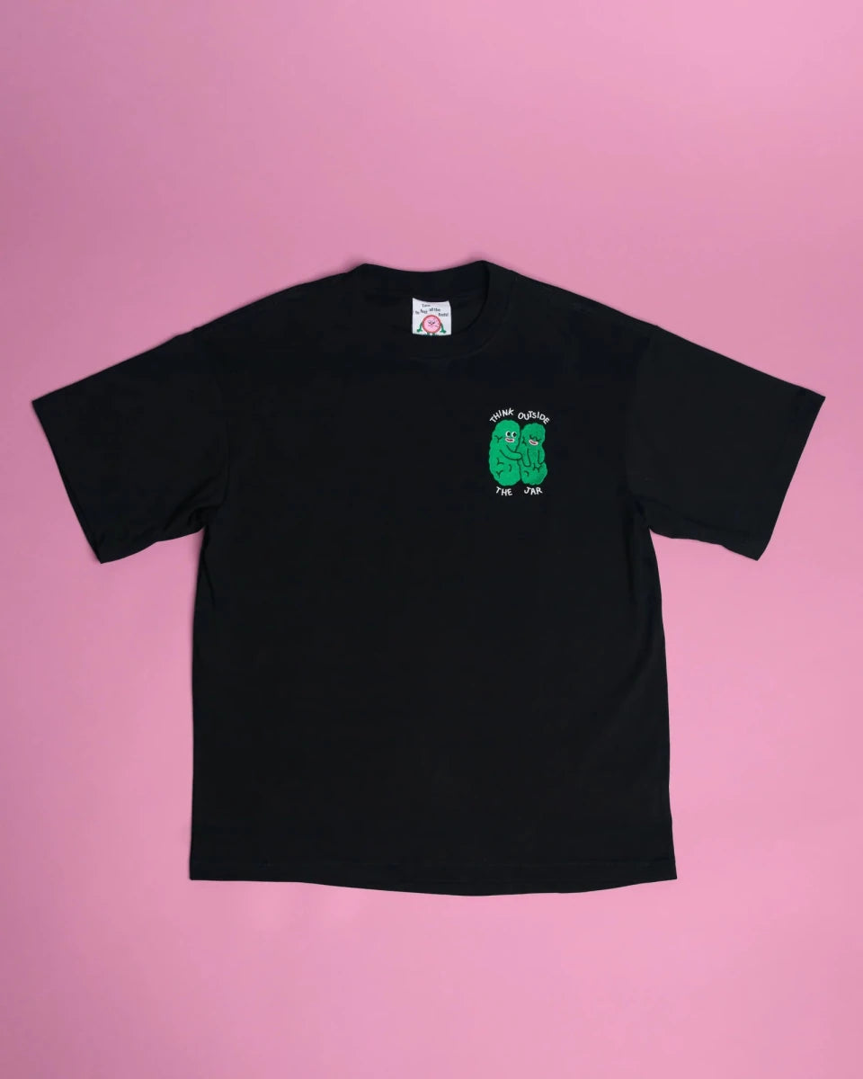 T-Shirt Think Outside the Jar Noir Pony - Ex - voto