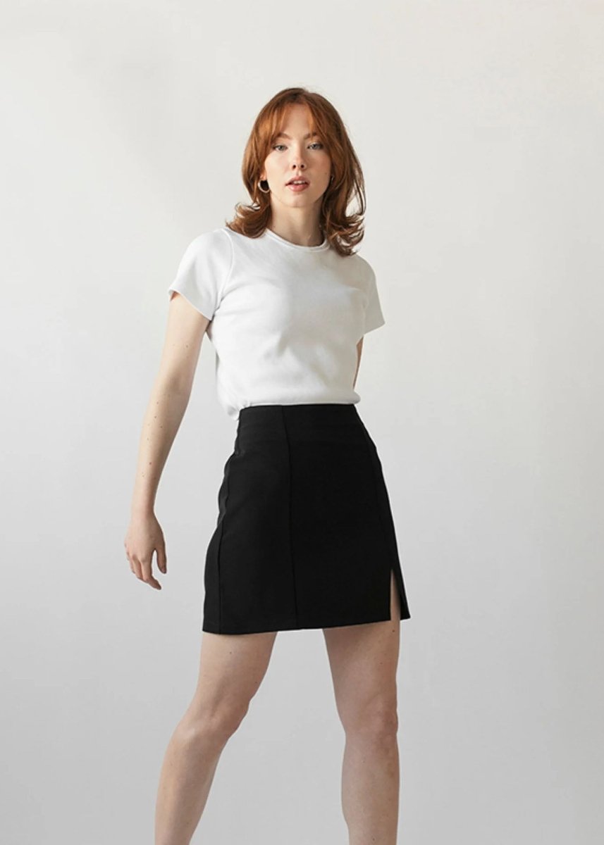 T-Shirt Zoé Rib Blanc Dailystory - Ex - voto