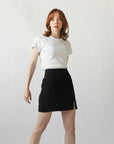 T-Shirt Zoé Rib Blanc Dailystory - Ex - voto