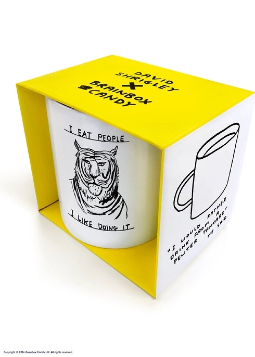 Tasse I Eat People D. Shrigley - Ex - voto