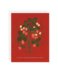 Carte de Souhaits Mini Sweet Strawberry Seedlings