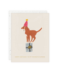 Carte de Souhaits Mini Birthday Dog Seedlings