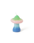 Chandelle Champignon Sunrise Verte - Bleu H.Ferretti