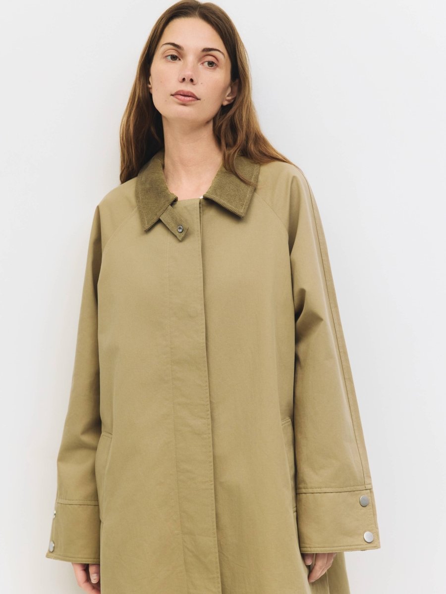 Trench Emilie Col Corduroy Mod Ref - Ex - voto