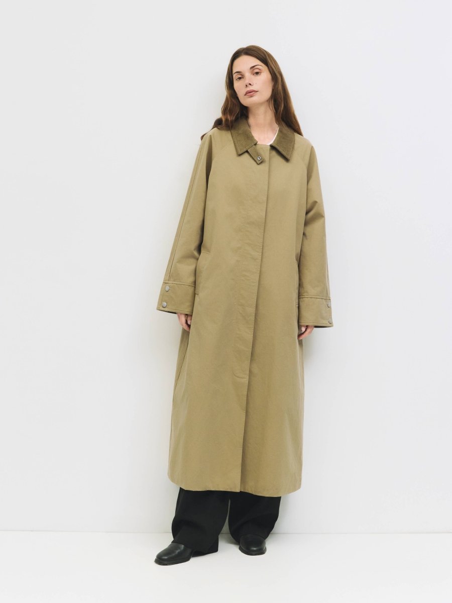 Trench Emilie Col Corduroy Mod Ref - Ex - voto