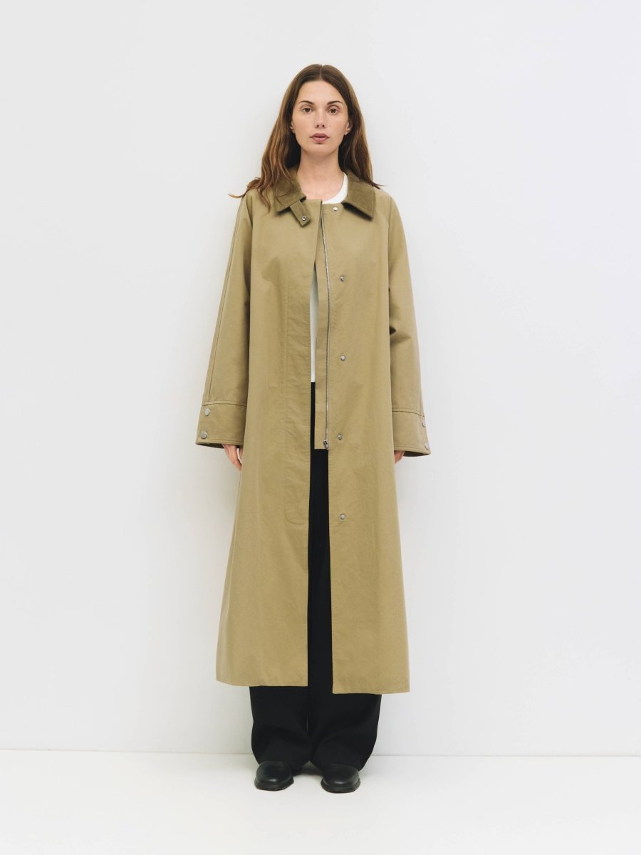 Trench Emilie Col Corduroy Mod Ref - Ex - voto