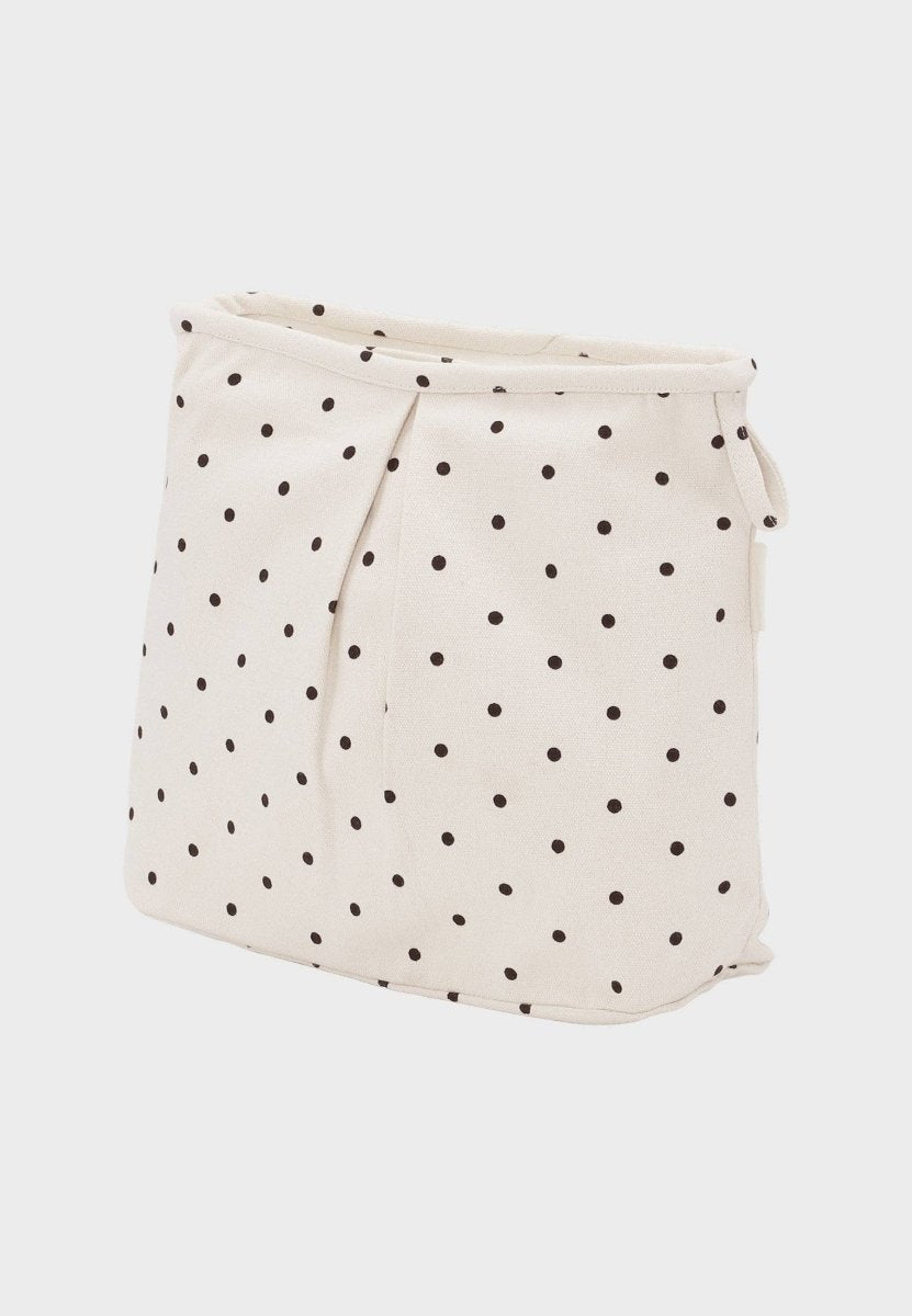 Trousse de Toilette Blanche à Pois Moshi - Ex - voto