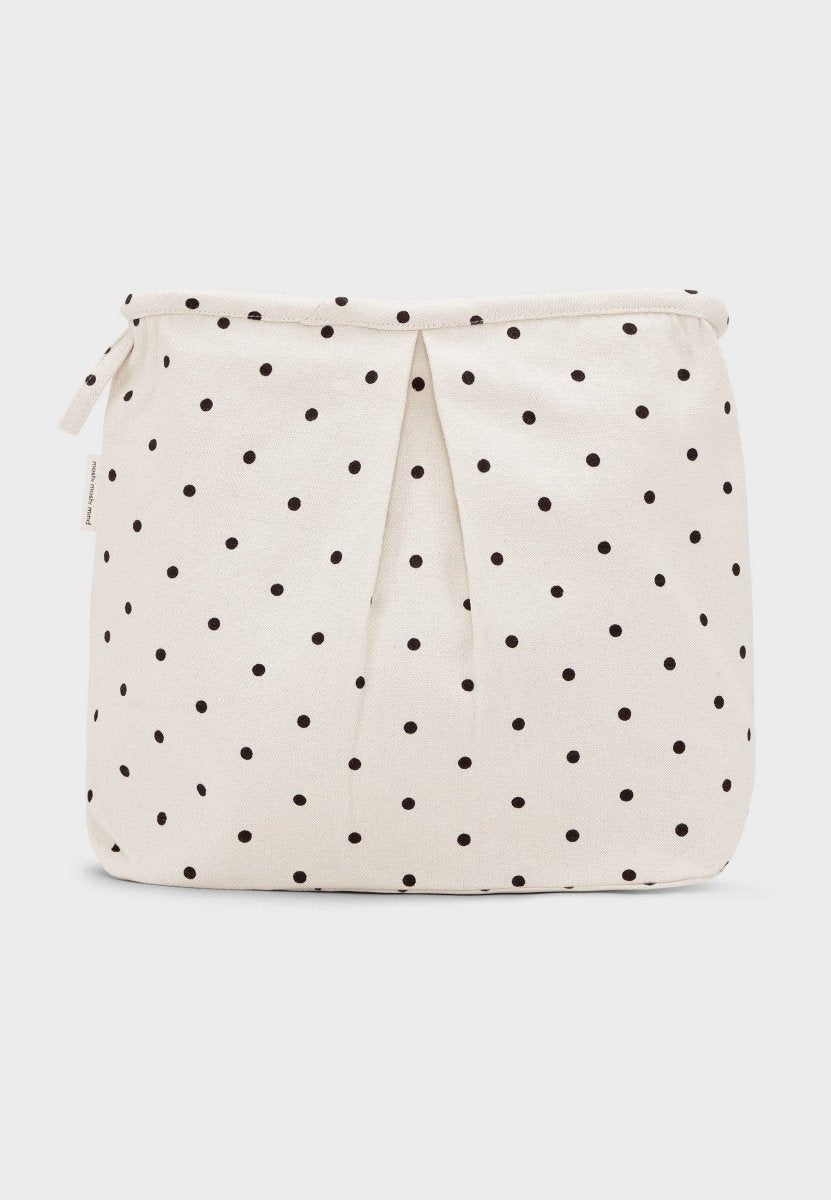 Trousse de Toilette Blanche à Pois Moshi - Ex - voto