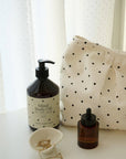 Trousse de Toilette Blanche à Pois Moshi - Ex - voto