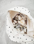 Trousse de Toilette Blanche à Pois Moshi - Ex - voto