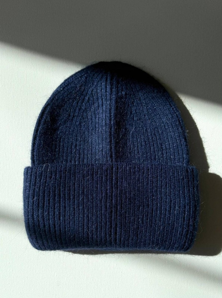 Tuque Angora et Laine Marine Billy Bamboo - Ex - voto