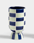 Vase Carré &k Bleu et Menthe - Ex - voto