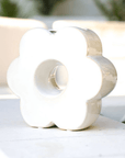 Vase Fleur Blanc 7po Flora Bunda - Ex - voto