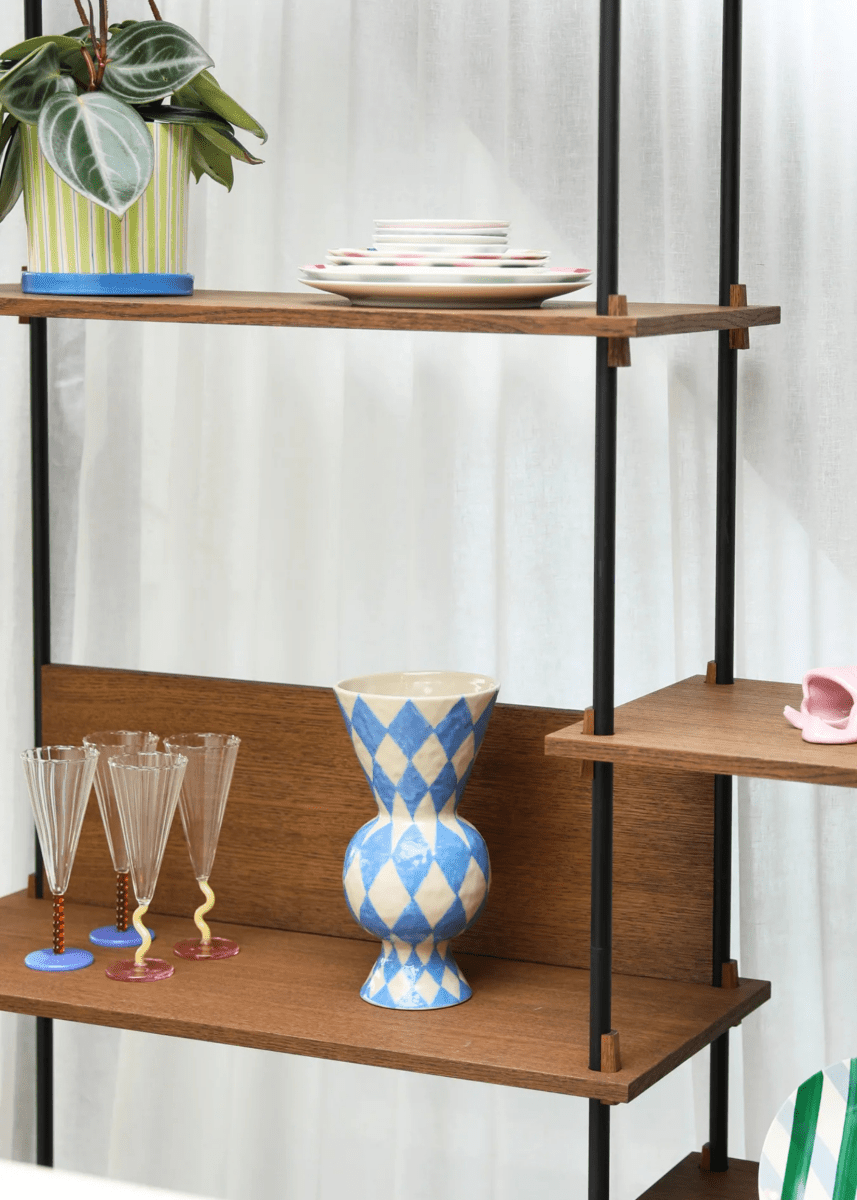 Vase Rhombic Bleu &Klevering - Ex - voto
