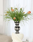 Vase Rhombic Noir &Klevering - Ex - voto
