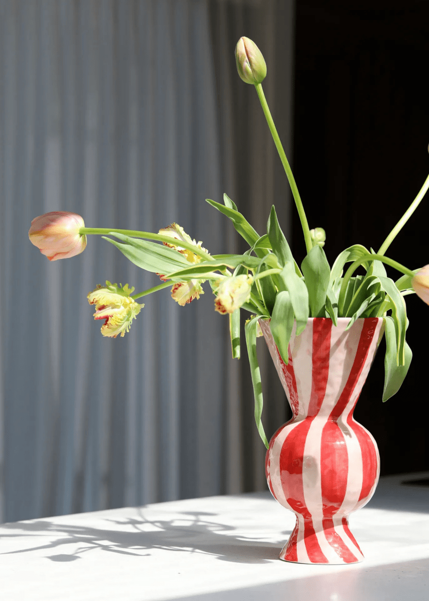 Vase Rhombic Rouge &Klevering - Ex - voto
