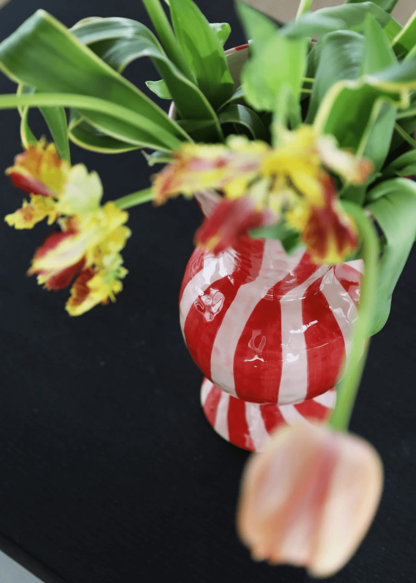 Vase Rhombic Rouge &amp;Klevering - Ex - voto