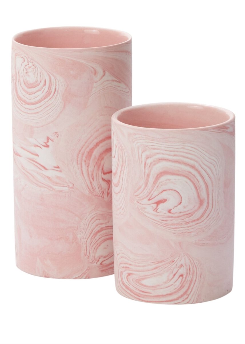 Vase Rose Marbré 4 x 5.75 AD - Ex - voto